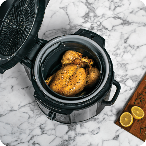 MULTICOOKER NINJA FOODI OP500EU, Putere 1760W, Capacitate 7.5L, 9 Functii de gatit, Oprire automata, Negru/Argintiu 4 MULTICOOKER NINJA FOODI OP500EU