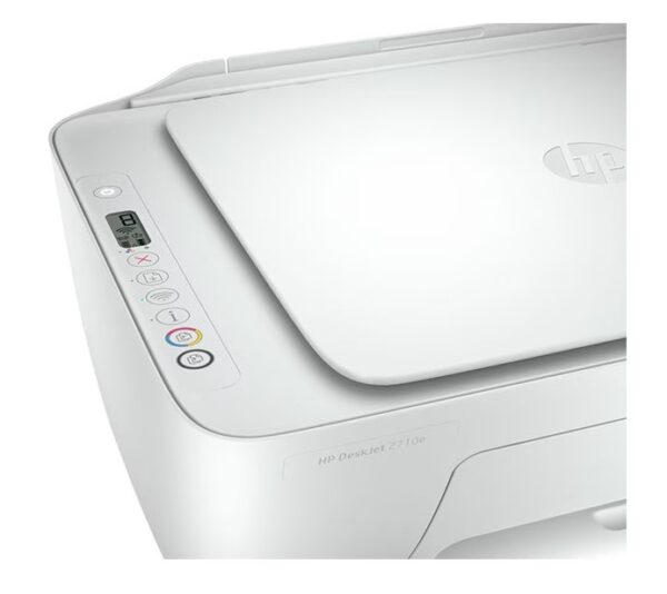 IMPRIMANTA MULTIFUNCTIONALA HP DESKJET All-in-One DJ2710E(26K72B), Imprimare, Copiere, Scanare, Alb - imagine 2