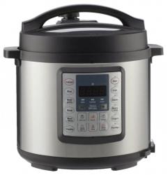MULTICOOKER GORENJE MC6MBK, Putere 1000W, Capacitate 6L, 15 programe, Program de gatit sub presiune, Argintiu