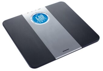 CANTAR CORPORAL DE DIAGNOSTIC HEINNER HDS-150BKSL, 150kg, Memorie 8 persoane, LCD, Gradare 50g, Platforma de plastic