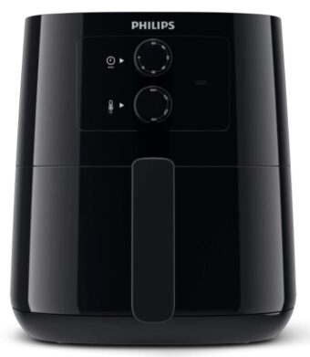FRITEUZA CU AER CALD PHILIPS HD9200/90, Putere 1400W, Capacitate 4.1L, Negru