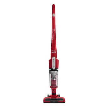 ASPIRATOR VERTICAL ROWENTA AIR FORCE LIGHT RH6543, Autonomie max. 30min, Iluminare cu led, Recipient 0.65L, Filtru spuma, Rosu