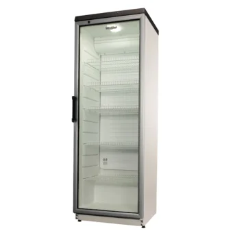 RESIGILAT - VITRINA PROFESIONALA CU O USA WHIRLPOOL ADN 201/1, 320 l, 5 gratare, Usa sticla, H 173 cm, Alb