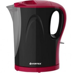 RESIGILAT - FIERBATOR DE APA VORTEX VO4003BK, Putere 2200W, Capacitate 1.7L, Negru/Rosu