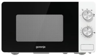 RESIGILAT - CUPTOR CU MICROUNDE GORENJE MO17E1W, Capacitate 17L, Putere 700W, Mecanic, Alb/Negru