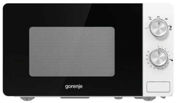 RESIGILAT - CUPTOR CU MICROUNDE GORENJE MO17E1W, Capacitate 17L, Putere 700W, Mecanic, Alb/Negru