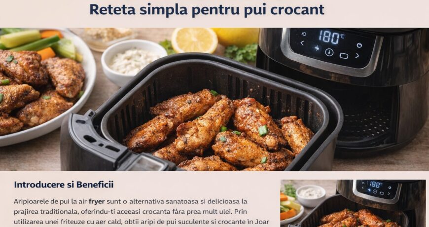 Aripioare de pui la air fryer Heinner