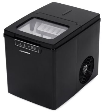 RESIGILAT - MASINA DE FACUT CUBURI DE GHEATA HEINNER HIM-105BK, Capacitate 12kg/24h, Capacitate rezervor apa 1.9L, Negru