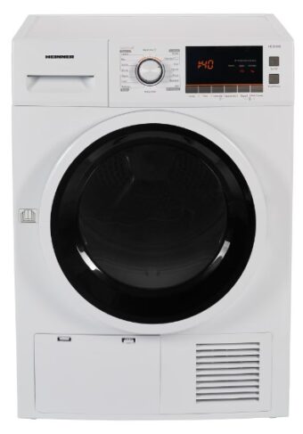RESIGILAT - Uscator de rufe Heinner HCD-80B, Condensare, 8KG, 16 programe, Clasa B, Alb
