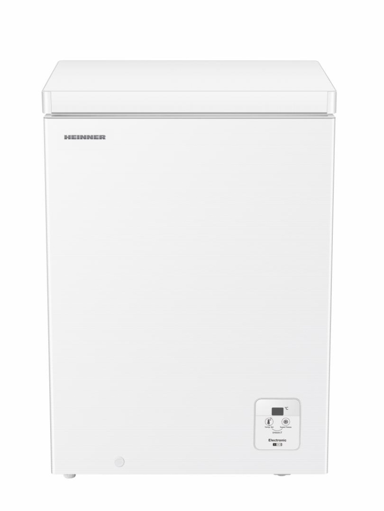 Lada frigorifica Heinner HCF-HS141INVE++, Clasa E, Capacitate 141L, Motor Inverter, Rezistenta la frig, Alb 1 LADA FRIGORIFICA HEINNER HCF-HS141INVE++