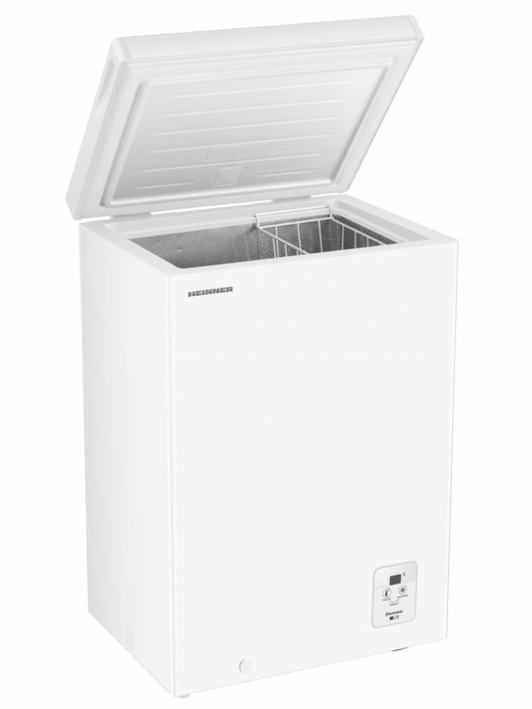 Lada frigorifica Heinner HCF-HS141INVE++, Clasa E, Capacitate 141L, Motor Inverter, Rezistenta la frig, Alb 6 LADA FRIGORIFICA HEINNER HCF-HS141INVE++