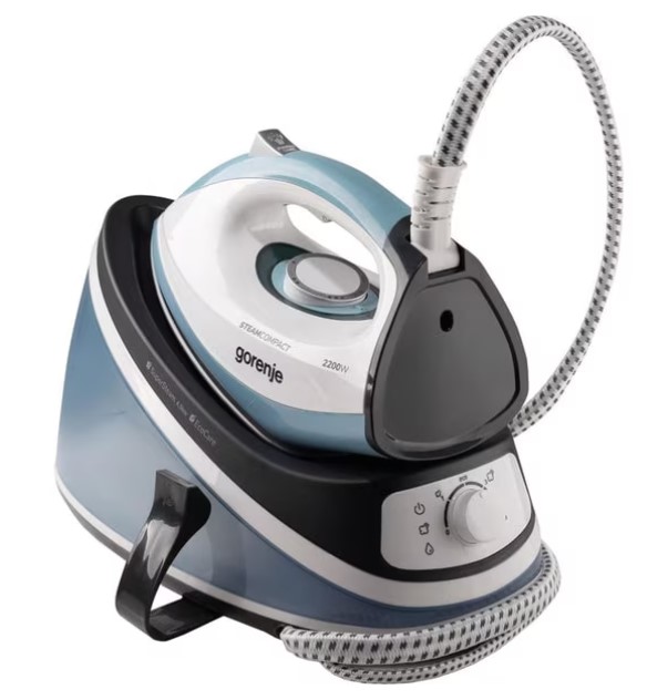 RESIGILAT – Statie de calcat GORENJE SGH2200LBC, 2200W, 100g/min, 2000ml, Talpa ceramica, Alb-albastru