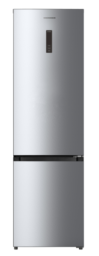 COMBINA FRIGORIFICA HEINNER HCNF-HM377INVXC, Clasa C, 377L, No Frost, Lumina LED, H 200.5cm, Aspect inox