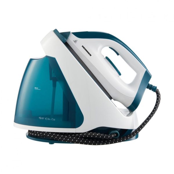 STATIE DE CALCAT HEINNER IdeaSteam HIS-D2005WB, Putere 2200 W, Presiune 5 bar, Rezervor 1.2L, 4 setari temperatura, Alb/Albastru - imagine 2