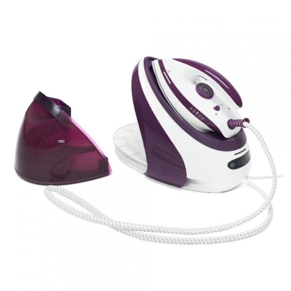STATIE DE CALCAT HEINNER HIS-D3007IX, Putere 3000W (1600W boiler+1400W fier), 7bar, 1.8L, Abur ajustabil: 140+/-15g/min, Talpa ceramica, Oprire automata, Violet - imagine 3