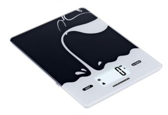 CANTAR DE BUCATARIE HEINNER HKS-BK5USB, 5Kg, Display LCD, Control Touch, Gradare: 1g, Functie cantarire lichide, Negru