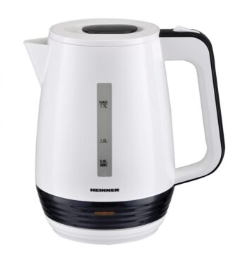 FIERBATOR ELECTRIC HEINNER HEK-17WH, Putere 2200W, Capacitate 1.7L, Element incalzire inox, Oprire automata, Alb