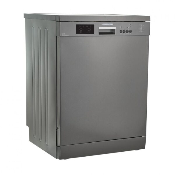MASINA DE SPALAT VASE HEINNER HDW-FS6006DGE++, Clasa E, 12 Seturi, Latime 60cm, 6 programe, Half load, Aquastop, Antracit - imagine 2