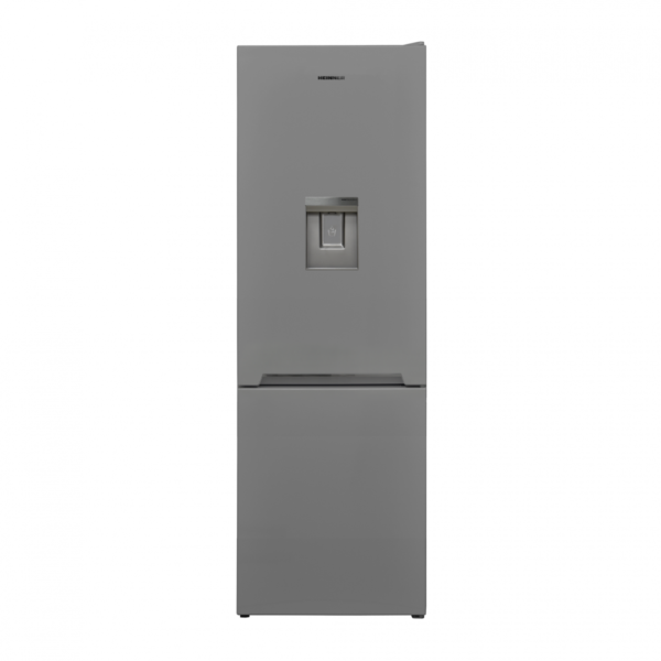 COMBINA FRIGORIFICA HEINNER HC-V2701SWDE++, Clasa E, 268L, Less Frost, Dozator apa, Control mecanic, H 170cm, Argintiu