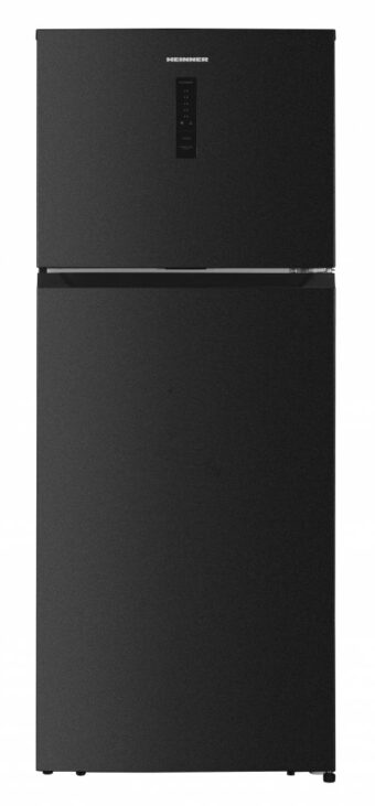FRIGIDER CU DOUA USI HEINNER HF-HM415NFDXE++, Clasa E, 415L, Full No Frost, Compresor Dual Inverter, Display, H 178cm, Inox Antracit