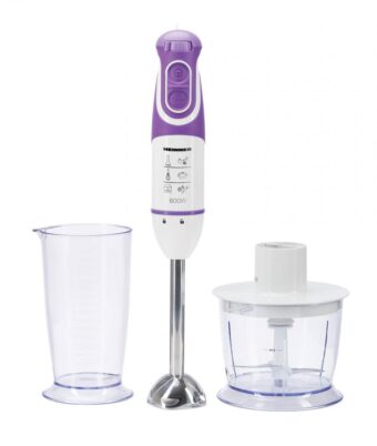 BLENDER DE MANA HEINNER HB-600UV, Putere 600W, 5 viteze, Functie Turbo, Tel, Tocator, Alb/Ultraviolet