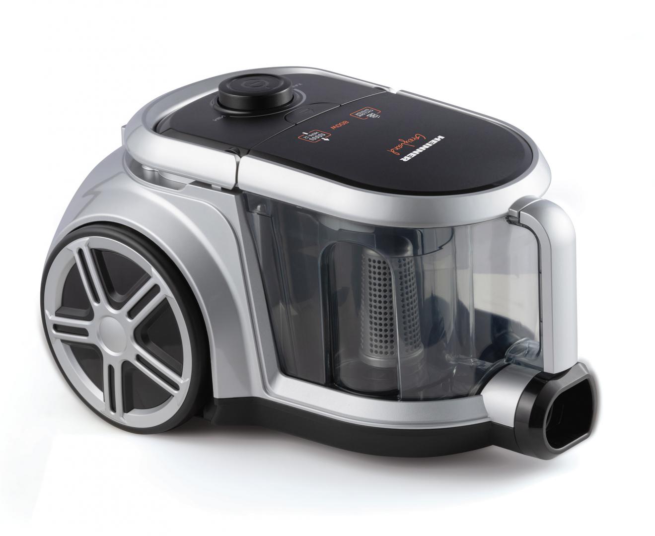 ASPIRATOR HEINNER HVC-M800GREY, Putere 800W, Sistem ciclonic cu filtru HEPA 12, Perie ECO, Putere de absorbtie: 160W, Tub telescopic din metal, Gri 2 ASPIRATOR HEINNER HVC-M800GREY, Putere 800W, Sistem ciclonic cu filtru HEPA 12, Perie ECO, Putere de absorbtie: 160W, Tub telescopic din metal, Gri - imagine 2