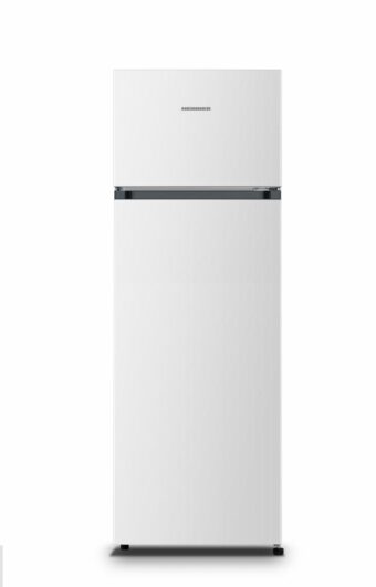 FRIGIDER CU DOUA USI HEINNER HF-HS243E++, Clasa E, 243L, Control mecanic, Iluminare LED,  H 161cm, Alb