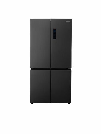 SIDE BY SIDE MULTI-DOOR HEINNER HSBS-HM600MDNFDXE++, Clasa E, No Frost, Capacitate 600L, Display touch, Compartiment convertibil frigider/congelator, Super Freezing, Inox antracit