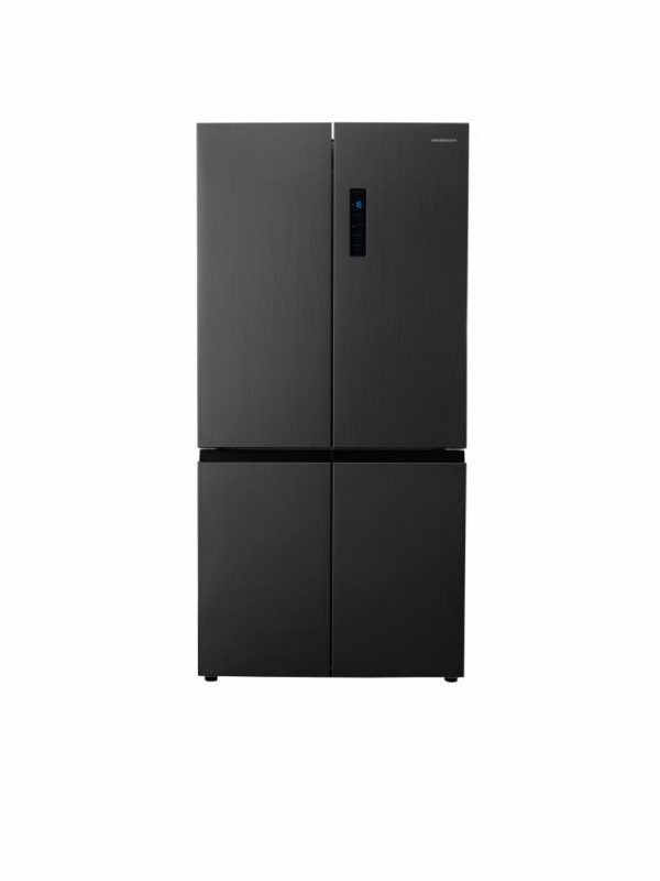 SIDE BY SIDE MULTI-DOOR HEINNER HSBS-HM600MDNFDXE++, Clasa E, No Frost, Capacitate 600L, Display touch, Compartiment convertibil frigider/congelator, Super Freezing, Inox antracit