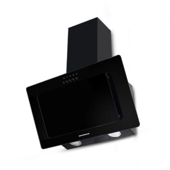 HOTA DECORATIVA HEINNER HDCH-F3560RGBK, Clasa B, Latime 60cm, Putere de absorbtie 364.9 mc/h, Iluminare LED, Sticla neagra