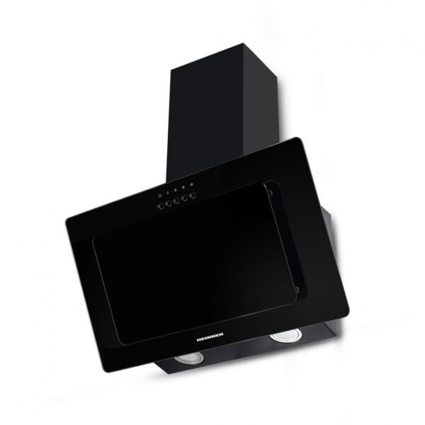 HOTA DECORATIVA HEINNER HDCH-F3560RGBK, Clasa B, Latime 60cm, Putere de absorbtie 364.9 mc/h, Iluminare LED, Sticla neagra