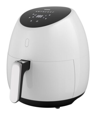 FRITEUZA CU AER CALD HEINNER HAF-B2000WH, Putere 2000W, Capacitate cos: 5L, Afisaj digital, Timer max. 60 min, Alb