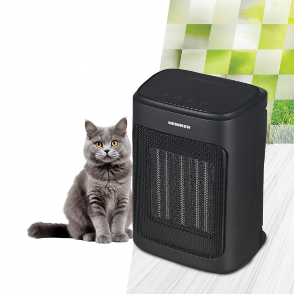 RADIATOR CERAMIC HEINNER HCH-MD20BK, 2 trepte de putere: 1200/2000W, Afisaj LED, Control Touch, Temporizator 24h, Negru - imagine 7