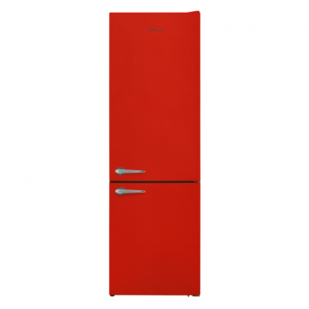 COMBINA FRIGORIFICA FRAM FC-VRL2681RDE++, Clasa E, 268L, Less Frost, Iluminare LED, Control mecanic, H 170cm, Rosu