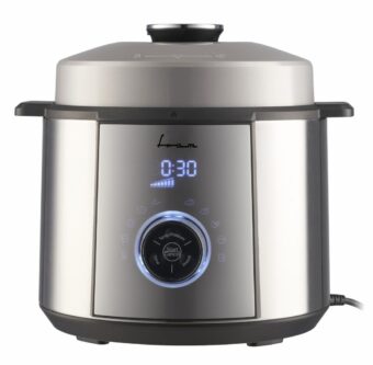 MULTICOOKER CU PRESIUNE FRAM FPCK-R57IX, Putere 1100W, Capacitate 3.7L, Presiune max 0.8bar, 10 programe, Argintiu