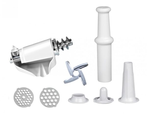 MASINA DE TOCAT HEINNER MG-2100SS, Putere 2100W, Accesoriu rosii, Accesoriu carnati, Cutit si site inox, Silver - imagine 3