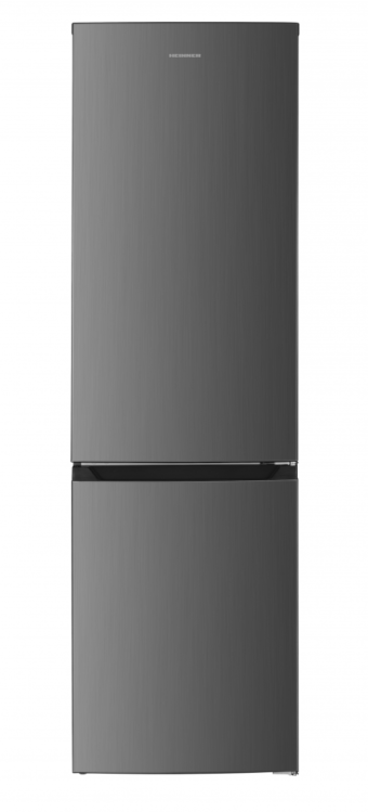 COMBINA FRIGORIFICA HEINNER HCNF-HM253XE++, Clasa E, 253L, No Frost, Control electronic, H 180cm, Aspect inox