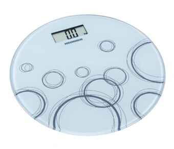 CANTAR DE BAIE HEINNER HBS-WH150R, 150Kg, Display LCD, Gradare: 100g, Sticla securizata 6mm, Pornire/oprire automata, Alb