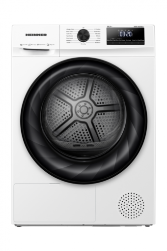 USCATOR DE RUFE CU POMPA DE CALDURA HEINNER HHPD-H90FRA++, Clasa A++, 9Kg, 15 programe, Display LED, Alb