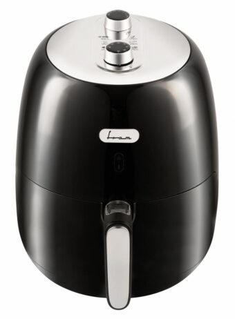 FRITEUZA CU AER CALD FRAM FAF-1500BK, Putere 1500W, Capacitate cos 3.2L, Vas detasabil anti-adeziv, Negru