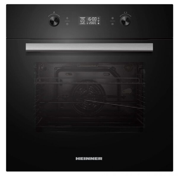 CUPTOR INCORPORABIL HEINNER HBO-M709GCDRC-GBK, Clasa A, Electric, Capacitate 70L, Autocuratare catalitica, Timer digital, Display Touch + butoane, Grill, Iluminare, Sticla neagra