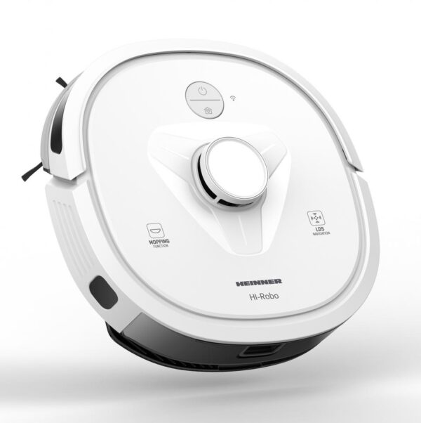 ASPIRATOR ROBOT HEINNER HI-Robo HRVC-M33WH, WI-FI, Aspirator si mop, 14.4V/3350mAh, Putere aspirare 2000Pa, Motor BLDC, Navigatie LDS, Alb - imagine 2