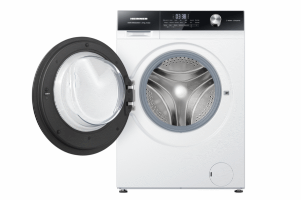 MASINA DE SPALAT RUFE HEINNER HWM-HMK9014IVA+++, Clasa A, 9KG, 1400RPM, Motor Inverter, Control Touch, Display digital, Alb - imagine 4