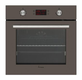 CUPTOR INCORPORABIL FRAM FBO-V659GCDRC-GMK, Clasa A, Electric, 69L, Autocuratare catalitica, Timer Digital, Display Touch+Butoane, Grill, Iluminare, Blocare display, Sticla cafeniu mink