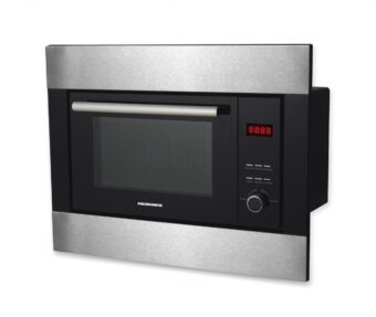 CUPTOR CU MICROUNDE INCORPORABIL HEINNER HMW-23BIXBK, Capacitate 23L, Putere 800W, Grill, Digital, Negru/Inox