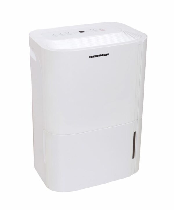 DEZUMIDIFICATOR HEINNER HDU-M20, Capacitate 20L/24h, Control electronic, Super ionizare, Auto-restart, Timer 24h, Rezervor 3L, Alb - imagine 2