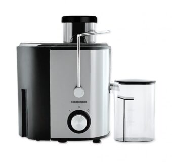 STORCATOR DE FRUCTE HEINNER HSF-500S, Putere 500W, Recipient pulpa 1.2L, Recipient suc 350 ml, 2 trepte de viteza, Inox