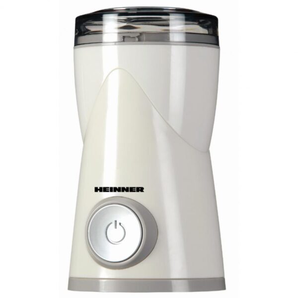 RASNITA ELECTRICA HEINNER HCG-150P, Putere 150W, Capacitate 50 g, Cutit de inox, Alb