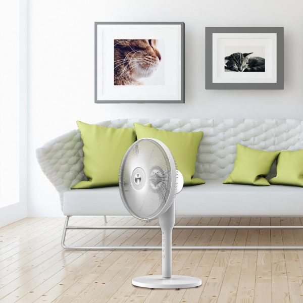 VENTILATOR CU PICIOR HEINNER HSF-L360WH, Putere 65W, Inaltime ajustabila, Control digital, Telecomanda, 3 trepte de viteza, Alb - imagine 7