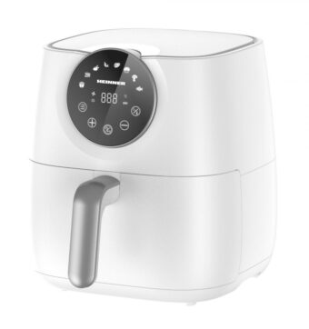 FRITEUZA CU AER CALD HEINNER SMARTFRY HAF-B6WH1700, 1700W, Capacitate: 5.7L, Display digital cu control touch, 8 programe presetate, Alb